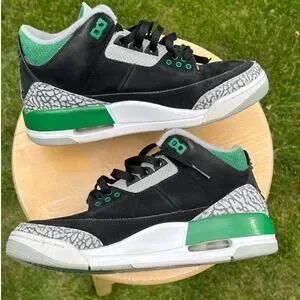 Nike Air Jordan 3 Retro Pine Green Men\'s Shoes - Size 7 -  Ships Now Jordan | Shoes | Nike Air Jordan 3 Retro Pine Green Mens  main image 4